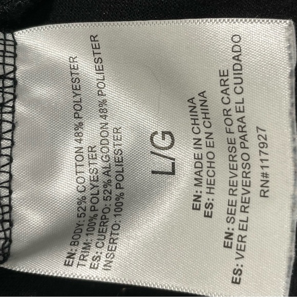 Tapout Mens Solid Black Logo Hoodie Size Large Cotton/poly Pouch Y2K - Picture 5 of 6